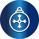 Free Schneeflocke Schneekugel Pralinen Icon