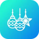 Free Schneeflocke Ball Weihnachten Icon