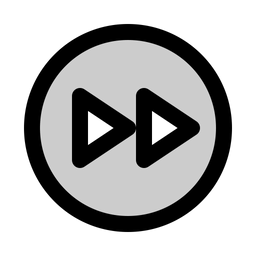 Free Schneller Vorlaufkreis  Symbol