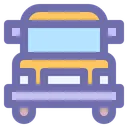 Free School Bus Transportation Icon