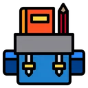 Free Backpack School Study Icon