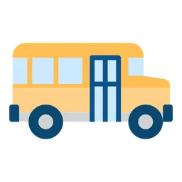 Free School Bus  Icon