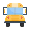 Free School Bus Transport Bus Icône