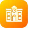 Free School Study Building Icon