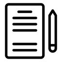 Free Prufung Studium Notizen Symbol