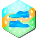 Free Schuhe Kleidungspaket Symbol