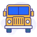 Free Schulbus Bus Fahrzeug Icon