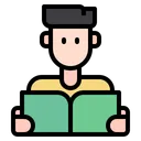 Free Mann Avatar Lesen Symbol