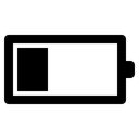 Free Schwache Batterie Batteriestand Niedrig Symbol