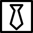 Free Schwarze Krawatte  Symbol