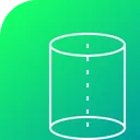 Free Science Cylinder Tube Icon