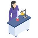 Free Scientific Research Lab Experiment Laboratory Test Icon