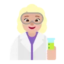 Free Scientist Flat Medium Light Icon