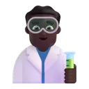 Free Scientist Color Dark Icon