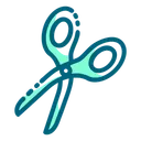 Free Scissor Cut Tool Icon