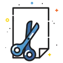 Free Scissor File Business Icon
