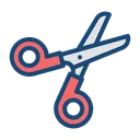 Free Scissor Cut Trim Icon