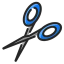 Free Scissors Cut Cutting Icône