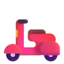 Free Scooter Color Icon