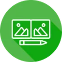 Free Scrap Book Drawinf Icon