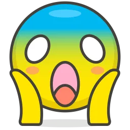 Free Scream Emoji Icon