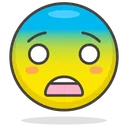 Free Scream Face Smiley Icon