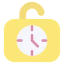 Free Flexible Time Padlock Icon