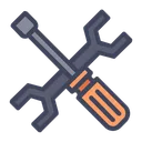 Free Screwdriver Wrench Fix Icon