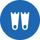 Free Scuba Diving Fins Icon