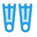 Free Scuba Diving Fins Icon