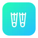 Free Scuba Diving Fins Icon