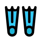 Free Scuba Diving Fins Icon