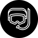 Free Scuba Dive Glass Icon