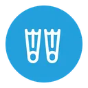 Free Scuba Diving Fins Icon