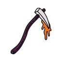 Free Scythe Colored Outline Halloween Weapon Icon