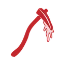 Free Scythe Dual Tone Halloween Weapon Icon