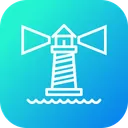 Free Sea Tower Light Icon