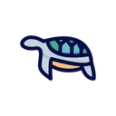 Free Sea Turtle Reptile Marine Animal Icon