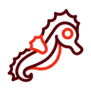 Free Seahorse Animal Sea Icon