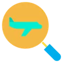 Free Flight Search Airplane Search Searching Flight Icon