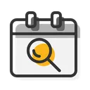 Free Search Calendar  Icon