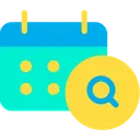 Free Calendar Date Search Icon