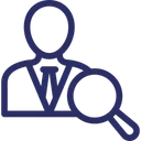 Free Search Employee Find Employee Recruitment Icon