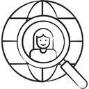 Free Search Global Search Search Web Icon