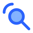 Free Search Magnifier View Icon