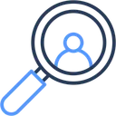 Free Search Magnifying Glass Magnifier Icon