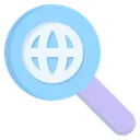 Free Search Magnification Exploration Icon