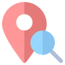 Free Search Location Map Icon