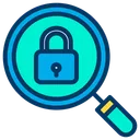 Free Magnifire Searching Search Lock Icon