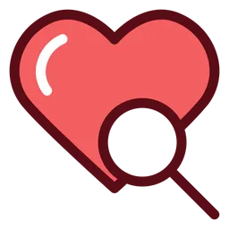 Free Search Love  Icon